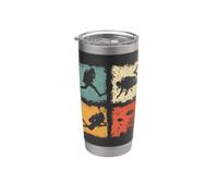 Retro Scuba Diving Dive Compilation Diver Man Woman Kid Stainless Steel Insulated Tumbler