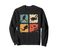 Retro Scuba Diving Dive Compilation Diver Man Woman Kid Sweatshirt