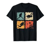 Retro Scuba Diving Dive Compilation Diver Man Woman Kid Value Graphic T-Shirt