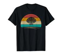 Retro Seashell Shirt Vintage Sea Clam Shell Mermaid Shell Value Graphic T-Shirt