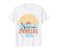 Retro Senior Sunrise Class of 2026 High School Graduation T-Shirt