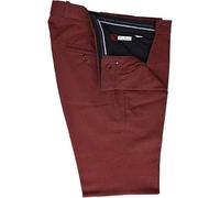Retro Seventy2 Mens Burgundy Maroon Tonic Trousers Two Tone Smart Flat Fronted Work Slim Fit Sta Press Formal Pants (UK, Numeric, 42, Regular, Regular, Burgundy Tonic)