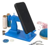 Retro Sewing Machine Phone Stand, 3D Printed Sewing Machine | Phone Mount for Sewists & Crafters, Cute Holder Hands-Free Desk Accessory Printed Holder Compatible All Phones