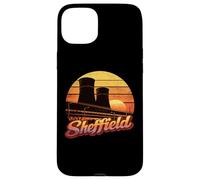 Retro Sheffield Cooling Towers Sunset Vintage City Case for iPhone 15 Plus