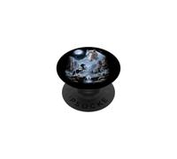 Retro Shetland Pony Moon 90s Bootleg Meme Farm Horses PopSockets Adhesive PopGrip