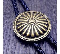 retro shirt chain sun shield rope leather necklace long,Shirt Chain