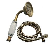Retro Shower Head Copper Handheld Spray Shower Head Bathroom Accessories with 1.5m Hose, Shower Head, Shower Head with Hose, Copper Hand Shower, Retro Handheld Shower, Bathroom Shower Accessories