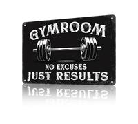 Retro Signs Gym Room Vintage Signs Retro Aluminum Tin Sign For Kitchen Home Office Bar Cafe 5.5X8 Inch