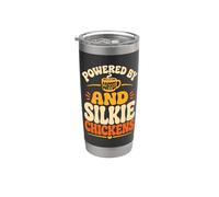 Retro Silkie Chickens Stainless Steel Insulated Tumbler