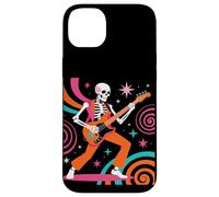 Retro Skeleton Bass Guitar Player - Funky Jazz Band Music Case for iPhone 14 Plus