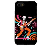 Retro Skeleton Bass Guitar Player - Funky Jazz Band Music Case for iPhone SE (2020) / 7/8