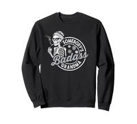 Retro Skeleton Grandma Badass Humor Design for Bold Women Sweatshirt