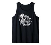 Retro Skeleton Grandma Badass Humor Design for Bold Women Tank Top