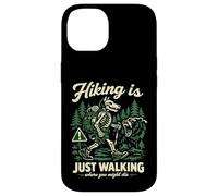 Retro Skeleton Wolf Camper Wilderness Survival Humor Case for iPhone 14