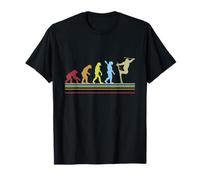 Retro Ski Grafic Cool Skier Stunt Trick evolution T-Shirt