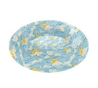 Retro Sky Sun Waves Anxiety Relief Pet Cat Bed fluffier Orthopedic Dog Bed for Medium Size Pets Sleeping cama para Perros pequenos