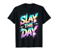 Retro Slay THE Day Tournament Field Day Competition Game T-Shirt