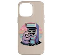Retro Sloth Insert Nap To Continue Arcade Game Case for iPhone 14 Pro Max