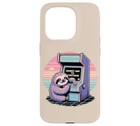 Retro Sloth Insert Nap To Continue Arcade Game Case for iPhone 15 Pro