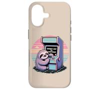 Retro Sloth Insert Nap To Continue Arcade Game Case for iPhone 17