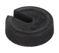 Retro Slotted Iron Scale Weight 0.5kg for Orthopedic Traction | Balanced Calibration Piece, Hooked Design, Black Finish, for Industrial Weighing and Patient Use