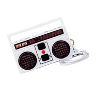 Retro Small Classic Radio Recorder Funny Gift Pendant Chain Classic Display Holder Decorative Message Holder