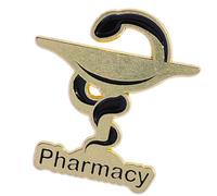 Retro Snake Staff Emblems Pin With Polished Metal Finish Sturdy Brooch For Daily Accessories And Collections Modern Vintage Daily Wear Brooch