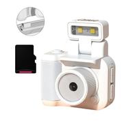 Retro Snap Digital Camera, 1080p Hd Mini Camera with Flash Led Recorder Camera Thumb Digital Light, Travel L4Z5 Video