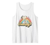 Retro Snoopy Groovy Music 60s Vintage Festival Dancing Vibes Tank Top