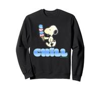 Retro Snoopy Summer Ice Cream Cool Chill Vibes Beach Beagle Sweatshirt