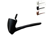 Retro Soap Bubble Pipe, 3D Printed Creative Pipe-Shaped Bubbles Blower, Lightweight for Garden Use, Nostalgic Design for Summer Parties & Picnics (Black)