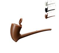 Retro Soap Bubble Pipe, 3D Printed Creative Pipe-Shaped Bubbles Blower, Lightweight for Garden Use, Nostalgic Design for Summer Parties & Picnics (Khaki)