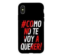 Retro Soccer Como No Te Voy A Querer - I Love Peru Design Case for iPhone X/XS