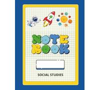 Retro Social Studies Notebook - College Ruled • 8.5 × 11 in: 120 Vintage-Style Pages for Notes and Projects