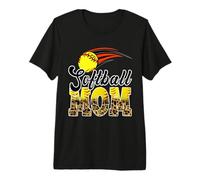 Retro Softball Mom Mama Softball Life Mother's Day Softball Premium T-Shirt