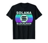 Retro Solana SOL Coin Blockchain | Vintage Solana Crypto T-Shirt
