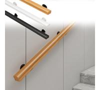 Retro Solid Wood Stair ilNonSlip Indoor Walled Railing for s 3ft16ft Adjustable Length Black/White h Perfect for Home Loft & Corridor7.9ft/240cm