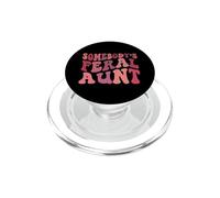 Retro Somebody's Feral Aunt PopSockets PopGrip for MagSafe