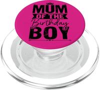 Retro Sons Bday Vintage Cute Mum Of The Birthday Boy PopSockets PopGrip for MagSafe