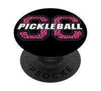 Retro South Carolina Pickleball Vintage Pink Animal Art PopSockets Adhesive PopGrip