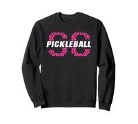 Retro South Carolina Pickleball Vintage Pink Animal Art Sweatshirt