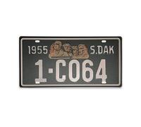 Retro South Dakota License Plate for Car Decor Room Decor Souvenir License Plate Retro Rusty Metal License Plate for Front of Car Souvenir 12x6 Inch 41 Inch