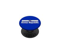Retro South Korea Flag Korea Republic Blue Korean PopSockets Adhesive PopGrip