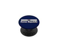 Retro South Korea Flag Korea Republic Blue Korean PopSockets Adhesive PopGrip