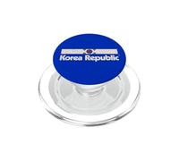 Retro South Korea Flag Korea Republic Blue Korean PopSockets PopGrip for MagSafe