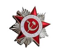 Retro Soviet Order Of The Patriotic War Insigniad Pin Crafted From Zines Alloy Portable For Commemorative Event Vintage Medals Pin