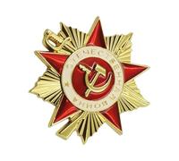 Retro Soviet Order Of The Patriotic War Insigniad Pin Crafted From Zines Alloy Portable For Commemorative Event Vintage Medals Pin