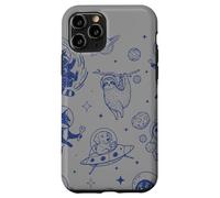 Retro Space Cats and Cosmic Animals Astronaut Art Case for iPhone 11 Pro