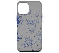 Retro Space Cats and Cosmic Animals Astronaut Art Case for iPhone 12/12 Pro