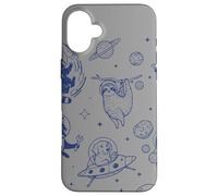 Retro Space Cats and Cosmic Animals Astronaut Art Case for iPhone 16 Plus
